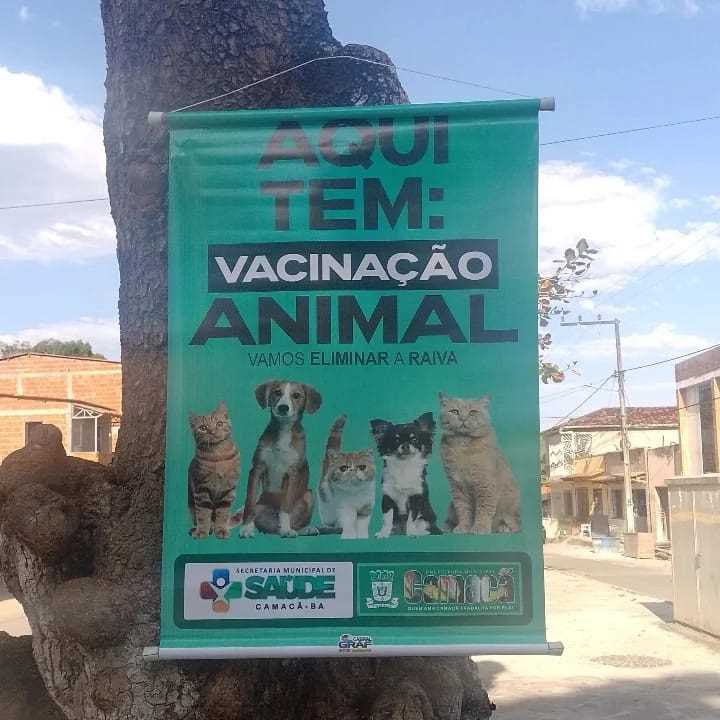 Camacã: Prefeitura realizou vacinação contra a raiva em cães e gatos